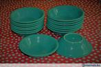 Lot de 4 assiettes/bols dessert ou entrée en faience, Ophalen of Verzenden, Gebruikt, Bord(en)