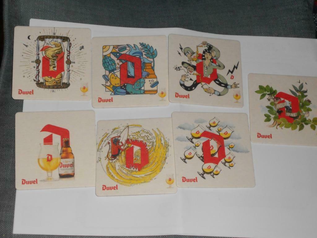 Duvel Collectie.Bierviltjes, Ophalen of Verzenden, Zo goed als nieuw, Viltje(s), Duvel