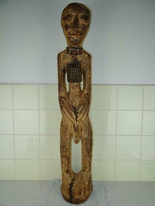 Antiek Afrikaans beeld voorouderbeeld 97 cm Antiek beeld wow, Antiek en Kunst, Kunst | Beelden en Houtsnijwerken, Ophalen of Verzenden