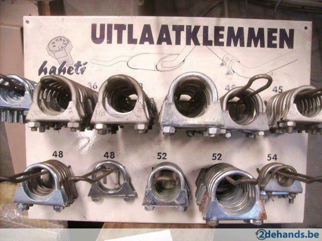 uitlaat klemmen beugels oldtimer, Auto-onderdelen, Uitlaatsystemen, Nieuw, Ophalen of Verzenden