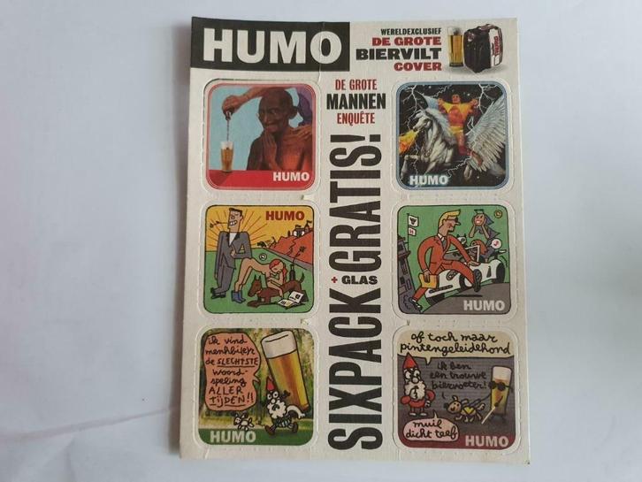 Humo, bierviltcover Tauro, 2010, vintage, Verzamelen, Biermerken, Zo goed als nieuw, Viltje(s), Overige merken, Ophalen of Verzenden