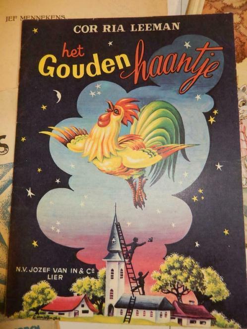 "Het Gouden Haantje" COR RIA LEEMAN (1961?), Boeken, Sprookjes en Fabels, Zo goed als nieuw, Ophalen of Verzenden