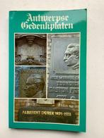 Antwerpse Gedenkplaten - Piet Schepens (De Vlijt, 1982), Ophalen of Verzenden