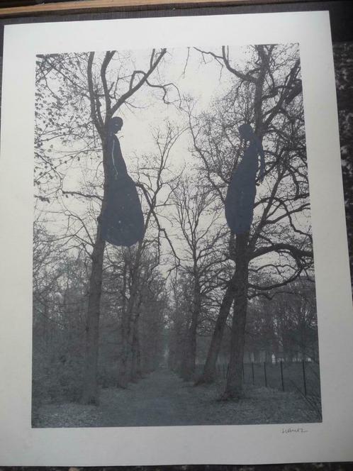 JUAN MUNOZ - MOOIE LITHO - ORIGINEEL GESIGNEERD, Antiek en Kunst, Kunst | Litho's en Zeefdrukken, Ophalen of Verzenden