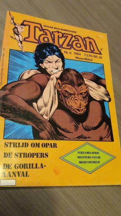 Tarzan / Maandblad/ nummer 6 / 1984, Boeken, Stripverhalen, Gelezen