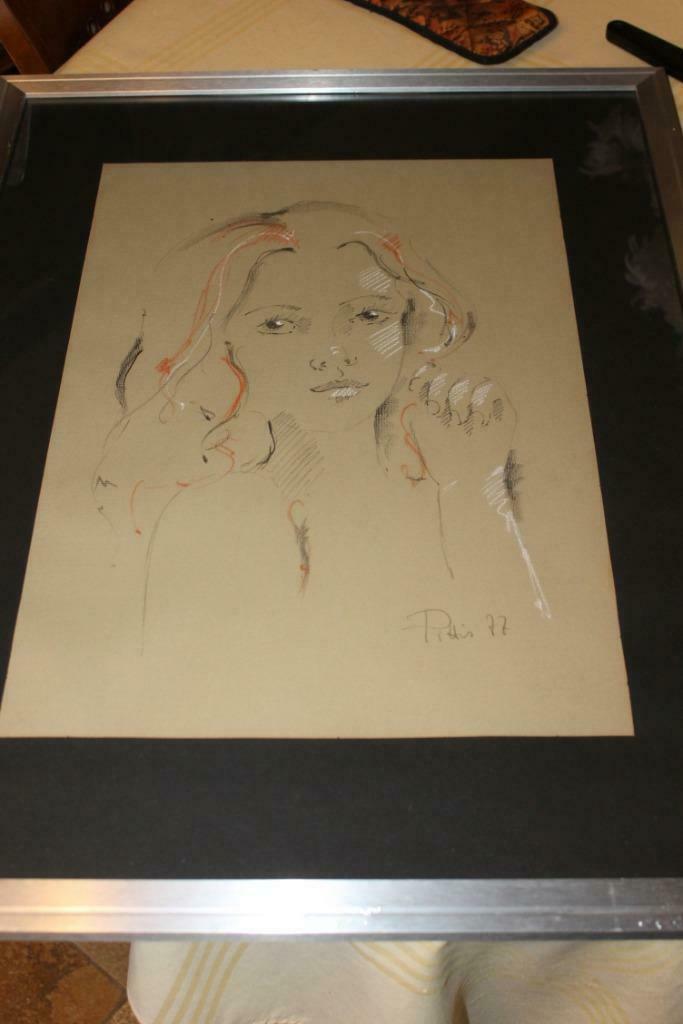 potloodtekening Pittes 77, Ophalen