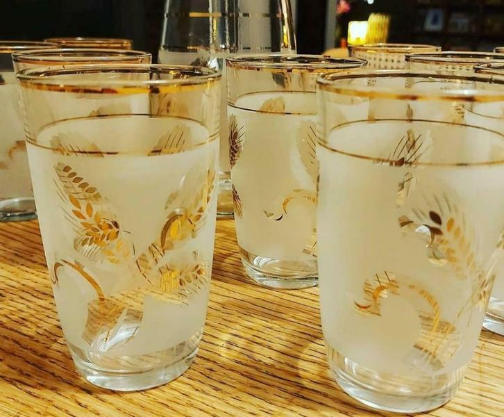 Vintage glas, Verzamelen, Glas en Drinkglazen, Ophalen of Verzenden