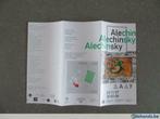 folder tentoonstelling Alechinsky, Ophalen of Verzenden, Nieuw