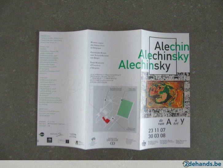 folder tentoonstelling Alechinsky, Boeken, Kunst en Cultuur | Beeldend, Nieuw, Ophalen of Verzenden