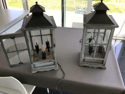 Kandelaars 2 stuks groot, Huis en Inrichting, Lampen | Overige, Zo goed als nieuw, Ophalen of Verzenden