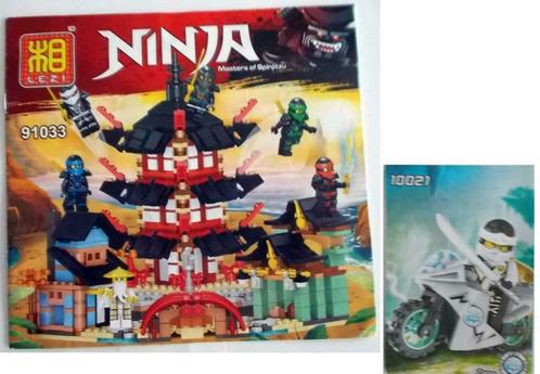 LEZI : Ninja temple & 4 motos, Enfants & Bébés, Jouets | Blocs de construction, Utilisé, Autres marques, Enlèvement ou Envoi