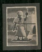 Zand tekening van de jaren 1960 ,,10 cm x 8 Cm ,,zie foto's, Antiek en Kunst, Ophalen of Verzenden