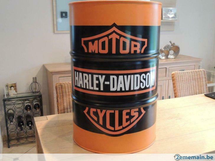 Grand tonneau Harley Davidson, Maison & Meubles, Accessoires pour la Maison | Autre, Neuf, Enlèvement ou Envoi