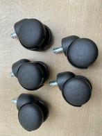 Nieuwe wieltjes : 5 stuks, Doe-het-zelf en Bouw, Zwenkwielen, Ophalen of Verzenden, Nieuw