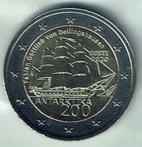 pièce 2 euro Estonie 2020 Antarctique non-circulée, Timbres & Monnaies, Monnaies | Europe | Monnaies euro, Monnaie en vrac, 2 euros