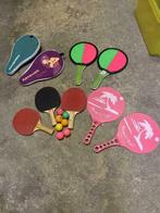 Lot de raquettes ping-pong et scratch