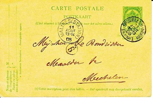 BELGIË - BRIEFKAART, Postzegels en Munten, Brieven en Enveloppen | België, Briefkaart, Ophalen of Verzenden