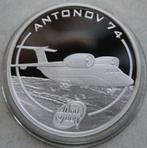Cookeilanden - 1 Dollar 2008 'Antonov 74' - 1 oz Zilver, Postzegels en Munten, Munten | Oceanië, Zilver, Ophalen of Verzenden