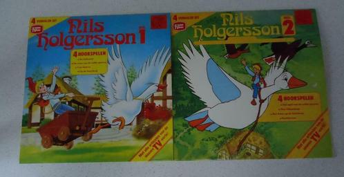 2 Sprookjes LP "Nils Holgerson 1&2" WSP Reeks 1983 , Cd's en Dvd's, Vinyl | Kinderen en Jeugd, Zo goed als nieuw, Verhaal of Sprookje