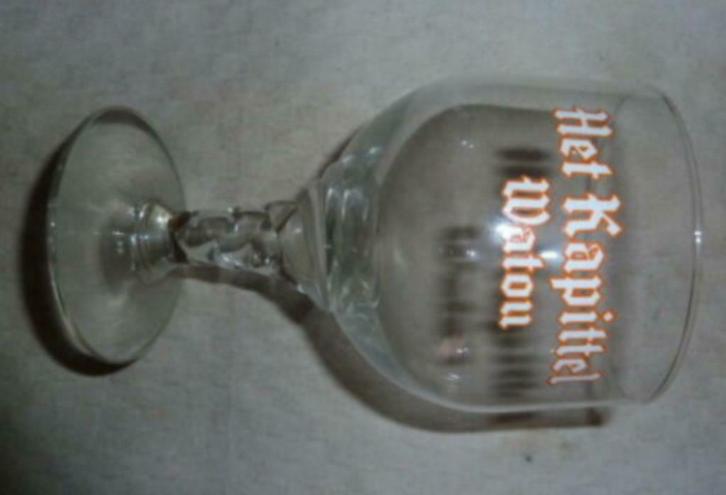 #C bier glas HET KAPITTEL - WATOU Leroy Breweries Watou 33cl, Verzamelen, Glas en Drinkglazen, Gebruikt, Bierglas, Ophalen of Verzenden