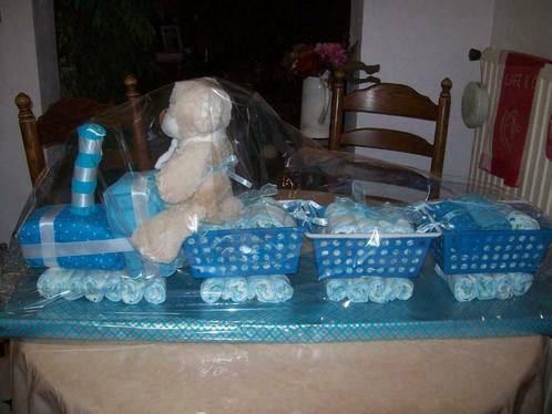pampertaart trein, Kinderen en Baby's, Kraamcadeaus en Geboorteborden, Nieuw, Kraamcadeau, Ophalen