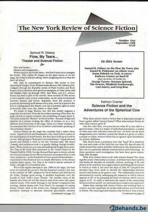 The New York Review of Science Fiction, Boeken, Tijdschriften en Kranten, Gelezen, Ophalen of Verzenden