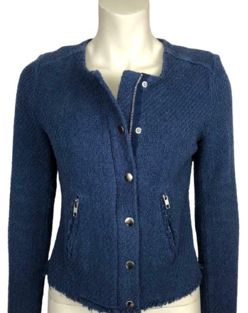 Veste Jeff, gilet - 38, Vêtements | Femmes, Vestes & Costumes, Comme neuf, Manteau, Taille 38/40 (M), Bleu, Envoi