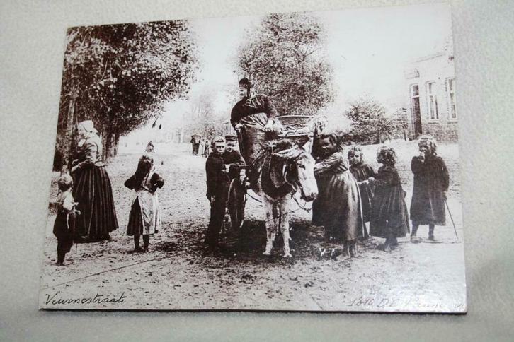 Foto /  Veurnestraat De Panne 1890, Huis en Inrichting, Woonaccessoires | Wanddecoraties, Zo goed als nieuw, Ophalen of Verzenden