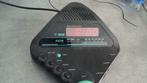 radio-réveil FM/LO  "Acor"  14x14x7 cm  vintage '95, Comme neuf, Radio