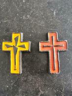Vintage kruisbeelden keramiek jaren 60, Enlèvement ou Envoi