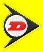 Patch Dunlop - 63 x 75 mm, Ophalen of Verzenden, Nieuw zonder kaartje, Overige typen
