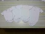 Body's wit mt 50/60 / 67/ 74 / 86 korte mouw 3 stuks/1 euro, Kinderen en Baby's, Babykleding | Maat 50, Ophalen of Verzenden, Gebruikt