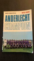 Anderlecht Champion 1973-1974, Livres, Utilisé, Sport de ballon