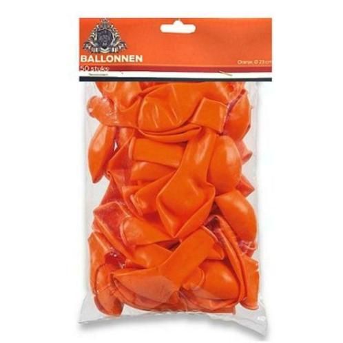 Ballonnen oranje 50 stuks, Hobby en Vrije tijd, Feestartikelen, Nieuw, Versiering, Ophalen of Verzenden