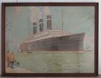 antieke litho kader Red Star Line Belgenland van Cassiers, Enlèvement, Utilisé