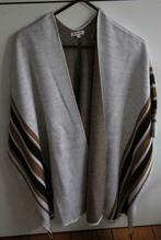 PONCHO GRIS RAYE  EN FINE MAILLE NEUF ANNE WEYBURN TAILLE 2, Kleding | Dames, Maat 38/40 (M), Anne weyburn, Nieuw, Ophalen of Verzenden