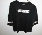 T-SHIRT NOIR PULL&BEAR TAILLE L, Zwart, Maat 42/44 (L), Ophalen of Verzenden, Korte mouw