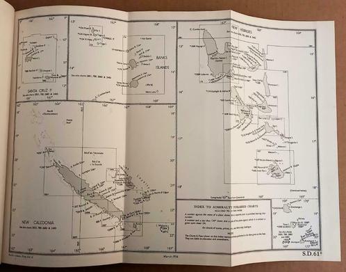Pacific Islands Pilot 1956 8th ed. zeevaart navigatie R7010, Antiek en Kunst, Antiek | Boeken en Manuscripten, Ophalen of Verzenden