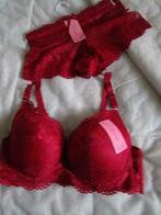 soutien gorge + tanga, Ensemble, Rouge, Envoi