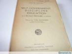 Livre 1925 "discipline éducation" DEMEUTTER Self Government, Gelezen, Ophalen