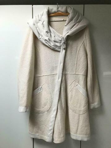 Manteau blanc cassé Et Dieu Créa La Femme - Taille 42 ---, Taille 42/44 (L), Enlèvement ou Envoi, Comme neuf, Blanc