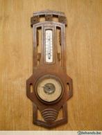 Oude barometer/thermometer