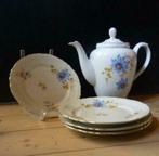 4 dessertborden thee-en suikerpot BAREUTHER 1937-1945, Ophalen of Verzenden