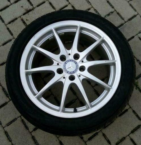 Reservewiel Mercedes CLA C-klasse 17inch 5 X 112, Auto-onderdelen, Banden en Velgen, Velg(en), Zomerbanden, 17 inch, 225 mm, Personenwagen