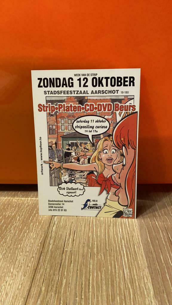 Dirk stallaert , strooibriefje stripbeurs 2003, Ophalen, Nieuw