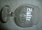 #F bier glas ZULTE brouwerij Anglo Belge - Zulte, Verzamelen, Glas en Drinkglazen, Ophalen of Verzenden, Gebruikt, Bierglas