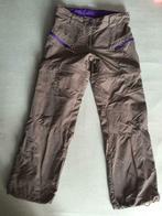 Pantalon de randonnée léger gris transformable en short 128, Ophalen of Verzenden, Zo goed als nieuw, Meisje, Broek