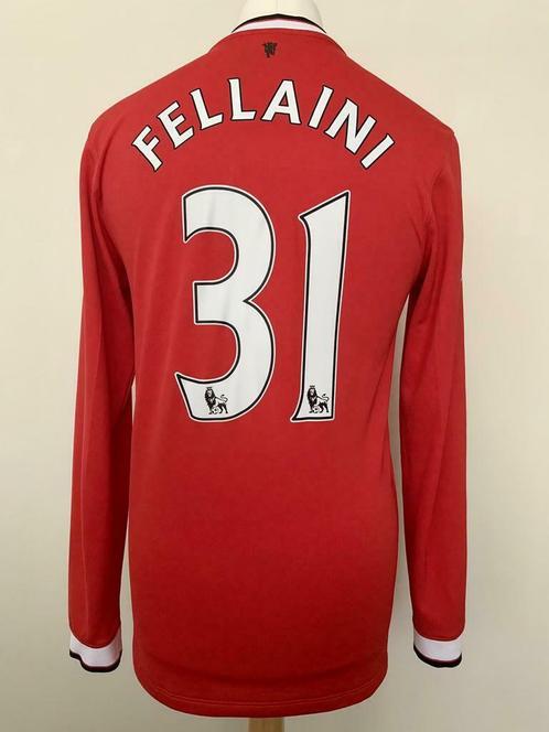 Maillot football Manchester United 2014-2015 home Fellaini, Sports & Fitness, Football, Utilisé, Maillot, Taille S