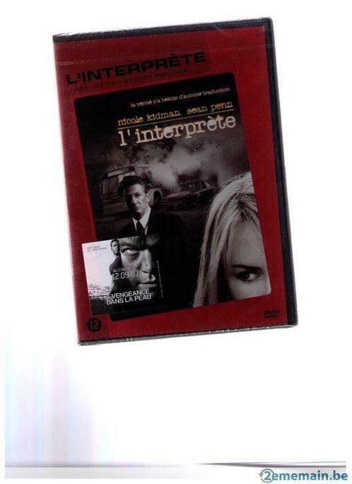 DVD Vidéo L'interprète de Sydney Pollack, avec Nicole Kidman, CD & DVD, DVD | Thrillers & Policiers, Neuf, dans son emballage