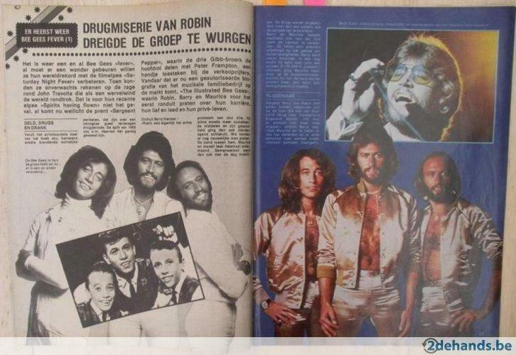 artikelreeks 'Er heerst weer Bee Gees Fever', Verzamelen, Film en Tv, Gebruikt
